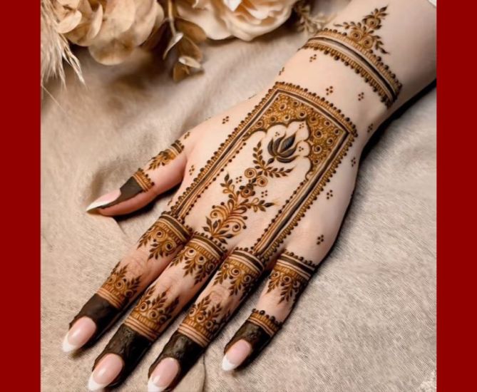 Minimalist Mehndi for Party