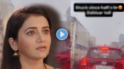 ‘ठरलं तर मग’ फेम सायली वाहतूक कोंडीमुळे त्रस्त! भर पावसात खोळंबा; Video शेअर करत म्हणाली, “अर्धा तास…”
