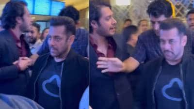 सलमान खानच्या बॉडीगार्डने आमिरच्या मुलाला दिला धक्का