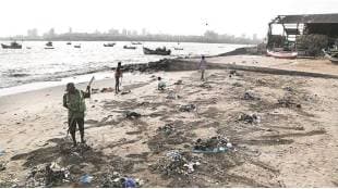 Mahim coastline illegal construction