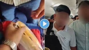 man stealing life jacket on indigo viral video