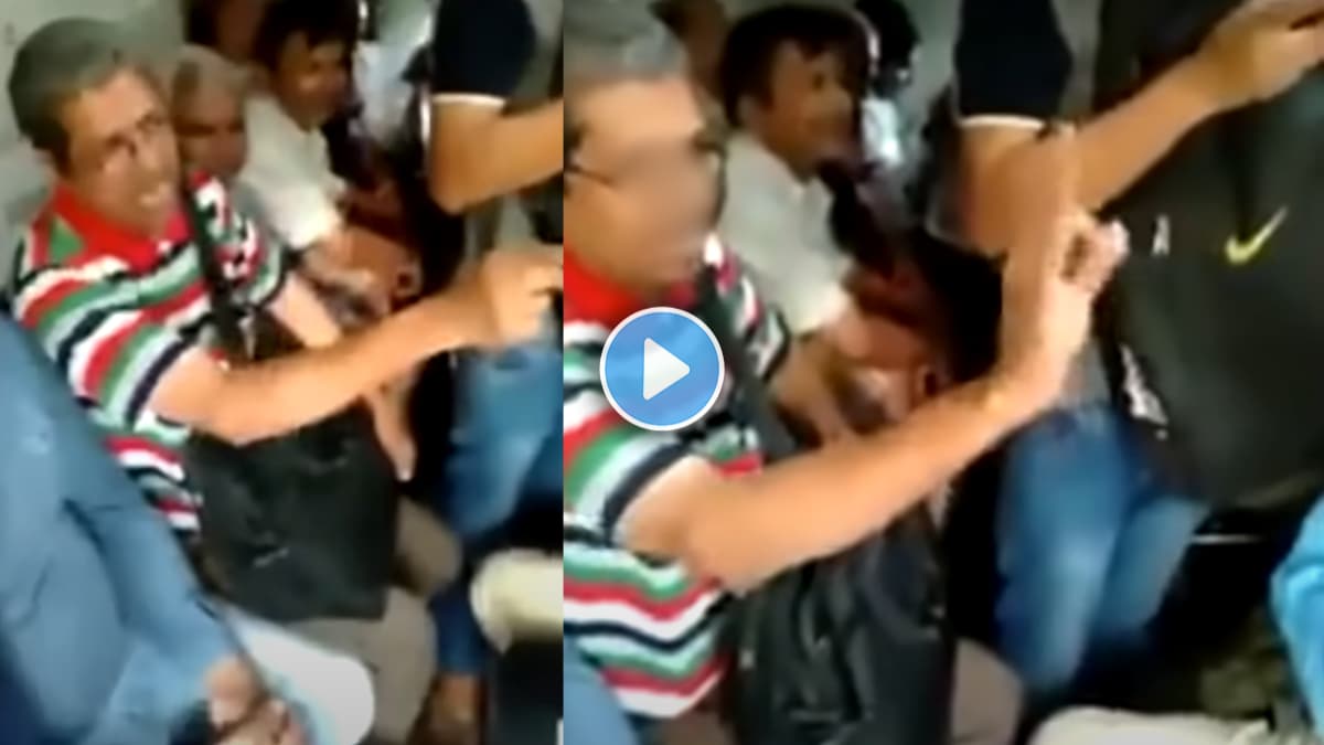mumbai man Why did a Marathi man get angry in a Mumbai local Viral video in the news again