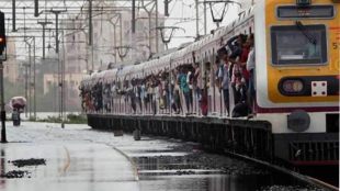 mumbai local trains delays cause rain