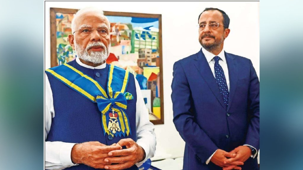 हा काळ युद्धाचा नाही- मोदी, सायप्रसचे अध्यक्ष निकोस ख्रिास्तोदुलिडीस यांच्याशी चर्चा (लोकसत्ता टिम) 