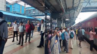 nashik mumbai trains delayed due to overhead wire snaps at Nashikroad railway