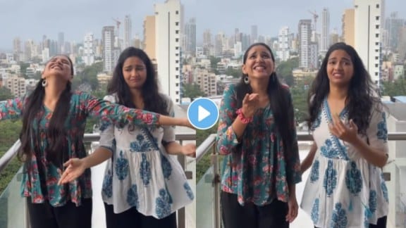navri mile hitlerla marathi serial fame vallari viraj and aalapini shared chimb bhijlele dance video