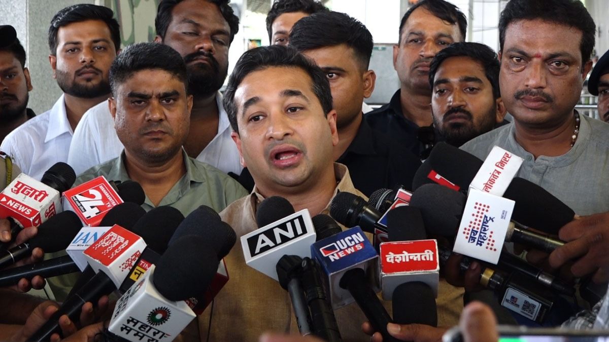 Nitesh Rane response back to Pyare Khans criticism