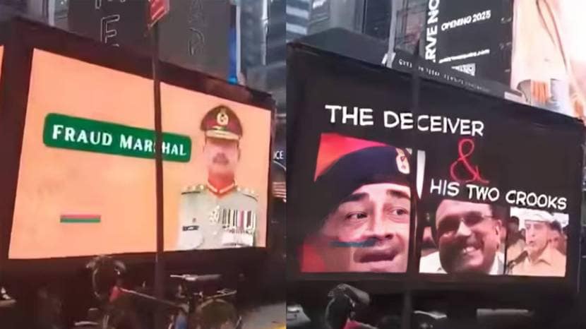 How Pakistan’s Shehbaz Sharif, Asim Munir are being trolled at Times Square