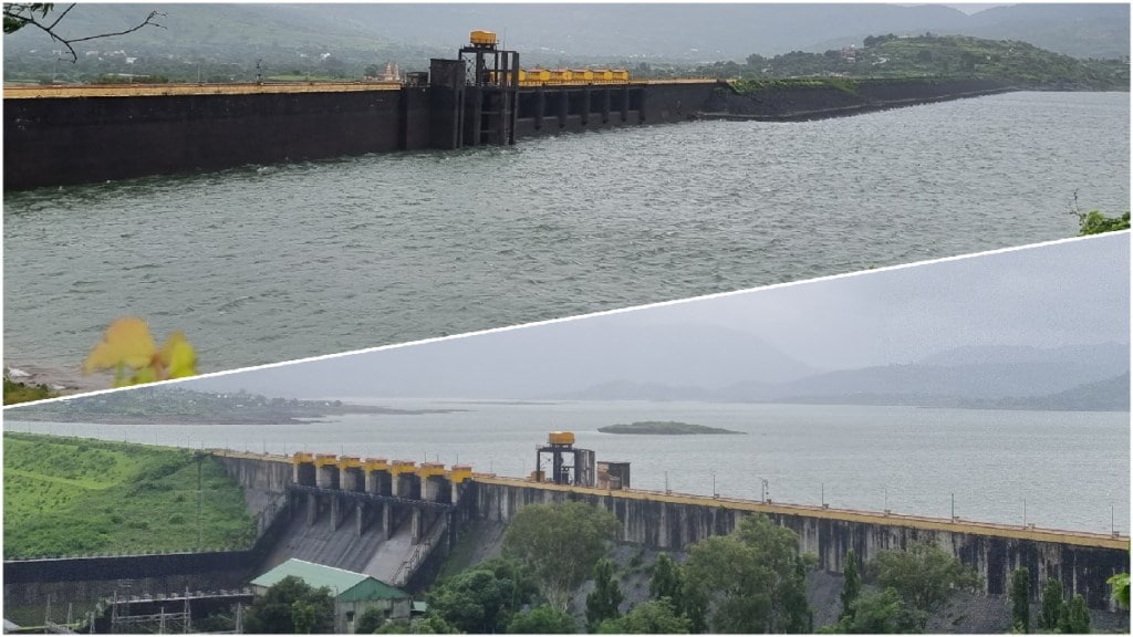 Pavana Dam supplies water to Maval along with Pimpri Chinchwad city is fifty percent full