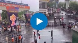 IPL 2025 Final: पाऊस आला पळा! IPL फायनलवर पावसाचं संकट, चाहत्यांची पळापळ; Video तुफान व्हायरल