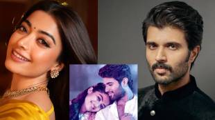 Rashmika Mandanna cannot stop blushing when asked about Vijay Deverakonda at Kuberaa trailer launch