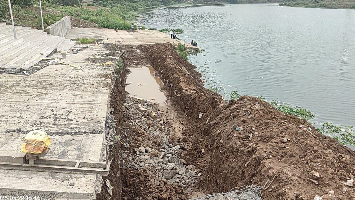 Action will be taken on the riverside ghat BJP MLAs ghat project in controversy