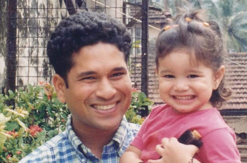 sara tendulkar shares unseen photos of sachin and her on fathers day