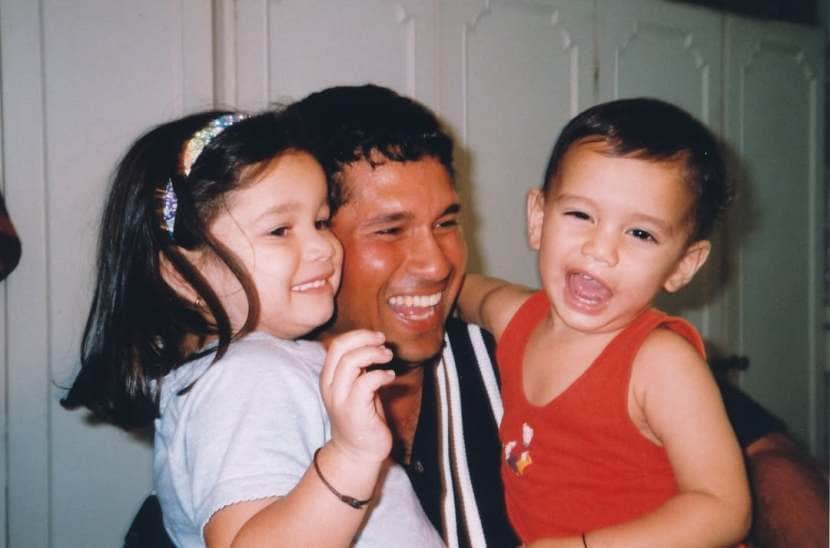 sara tendulkar shares unseen photos of sachin and her on fathers day