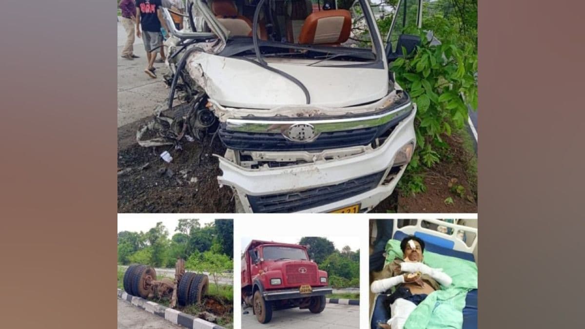 sawantwadi Mumbai Goa highway accident tempo dumper collision