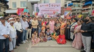 thane political parties unite to burn government order against hindi imposition in schools vsd 99