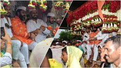 संत तुकाराम महाराज पालखीचे पिंपरी चिंचवडमध्ये जल्लोषात स्वागत
