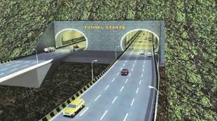 Thane Borivali tunnel project