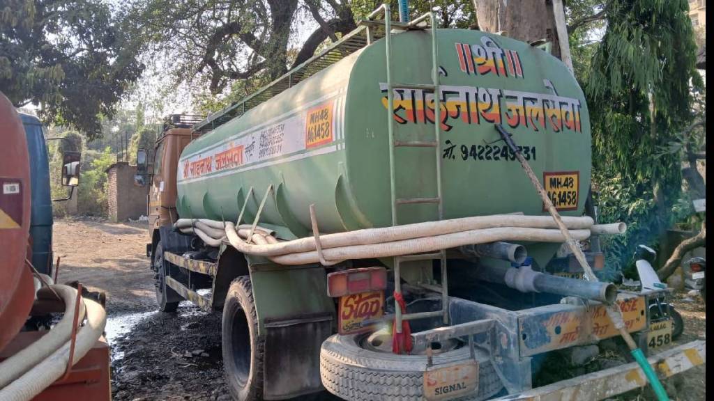 water tanker supply to 8 taluka