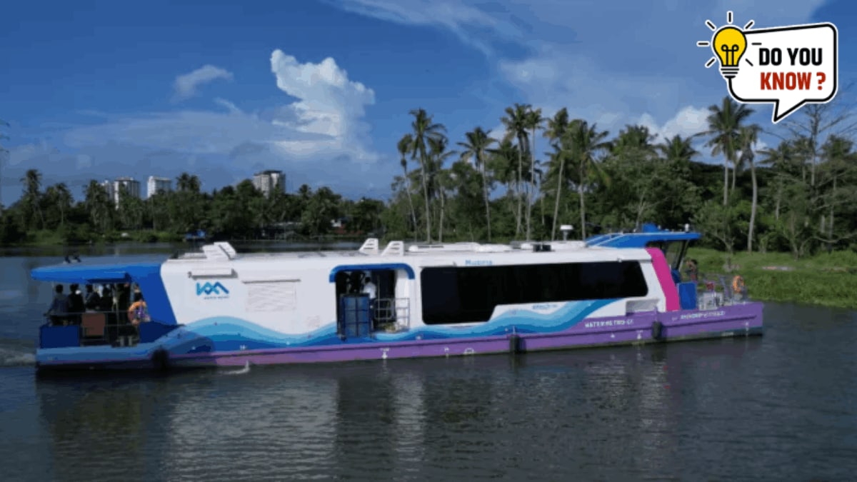 where is first water metro in india